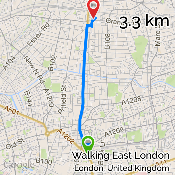 Walking East London